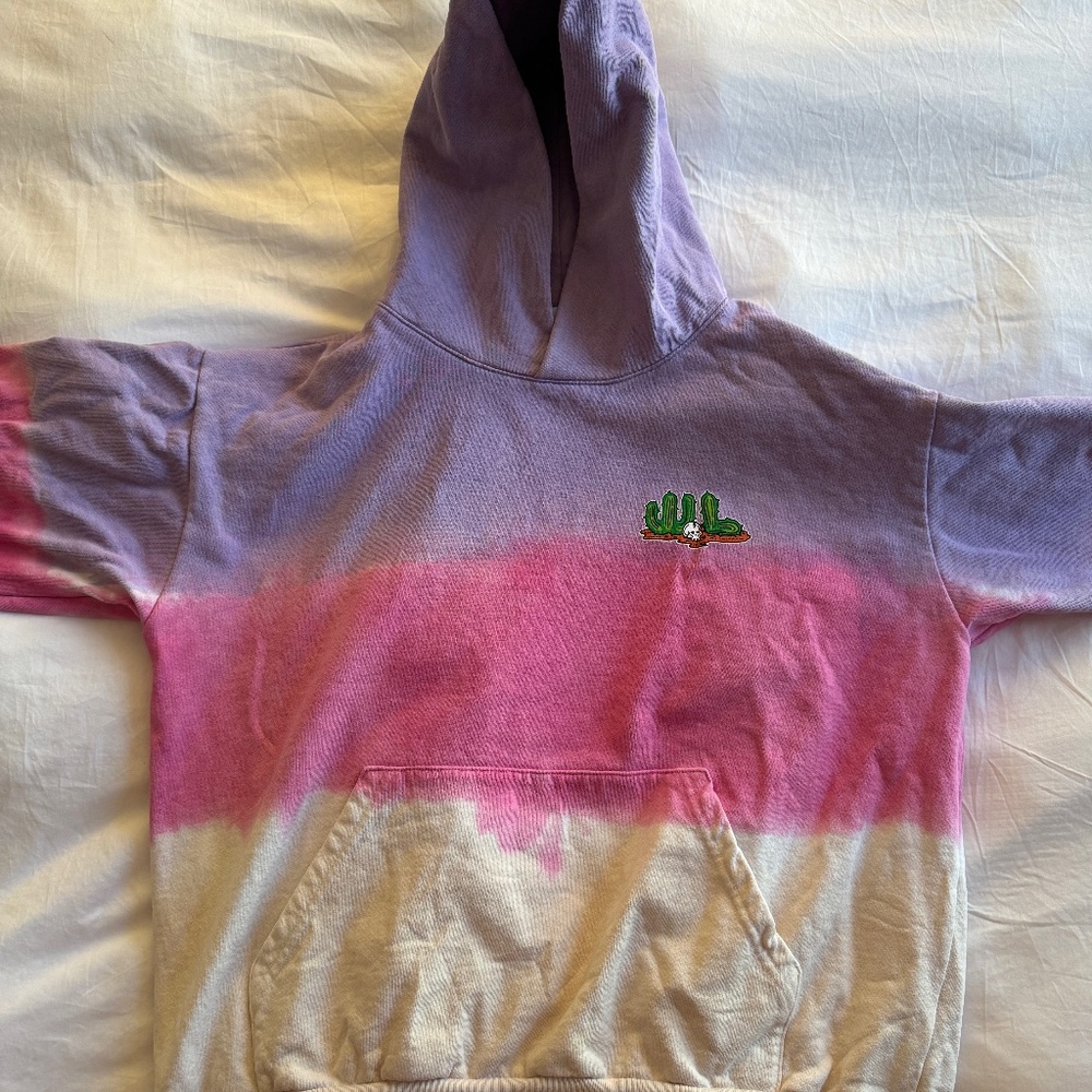 WARREN LOTAS Ombré PROMISED LAND’ HOODIE large - Picture 4 of 6